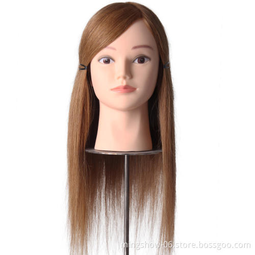 Hairdressing mannequin doll head for hair style training hair cut training head makeip